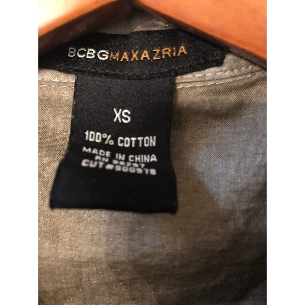 BCBGMaxAzria embellished tie front top - Picture 8 of 8